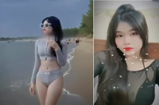 Kim Anh trên bãi biển bị quan hệ sung sướng rên la
